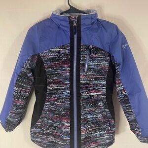 Free Country Girl's Hooded Boarder Jacket Coat - Faux Fur Hood - Size: 10/12